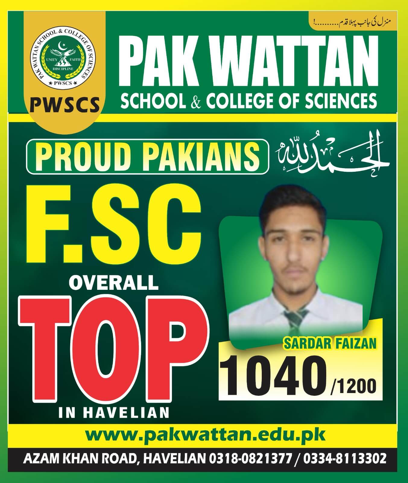 Top Positions in Havelian